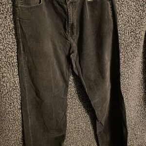 Calvin Klein Men's Dark Charcoal Corduroy Pants